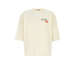 Willy Chavarria Men Ivory Cotton Oversize Total Transformation T-Shirt